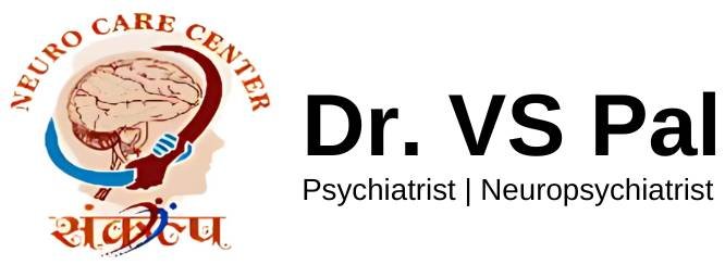 Logo of Neuro Care Center with the name "Dr. V.S. Pal" and the designation "Psychiatrist | Neuropsychiatrist," symbolizing expertise in mental health and neuropsychiatric care.