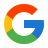 Google logo icon representing the multinational technology company known for its search engine, digital services, and products.