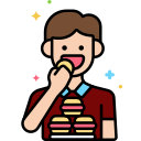 Icon representing speech and communication difficulties in children