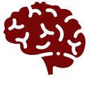Brain icon representing mental health and neurodevelopmental care in Indore