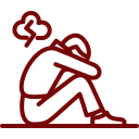 Icon representing emotional challenges and mental health support in Indore