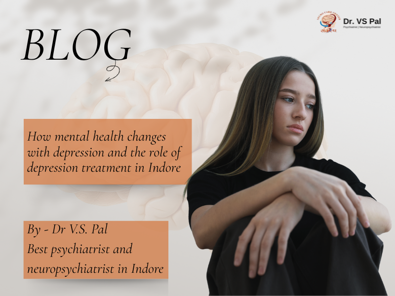 Young woman showing signs of depression highlighting need for depression treatment in Indore